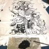 Μπλούζα ανδρική ζωγραφισμένη,The nightmare before christmas - Image 2