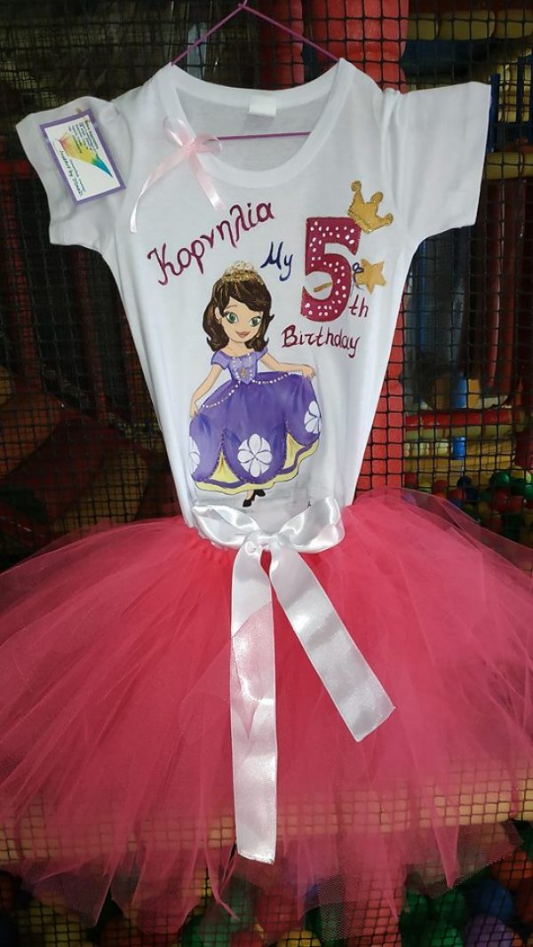 Set tutu tshirt princess sofia